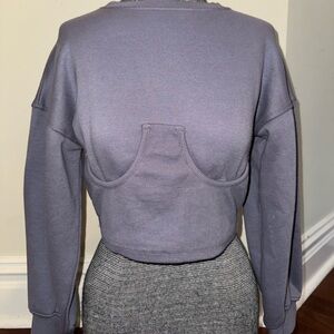 Missguided Corset Sweatshirt (Tall)
